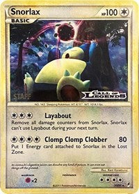 Snorlax (33/95) (Staff Prerelease Promo) [Nintendo: Black Star Promos] | Jomio and Rueliete's Cards and Comics