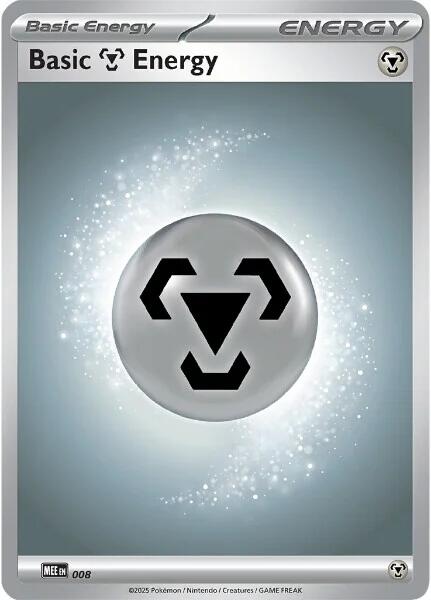 Basic Metal Energy - 008 [Mega Evolution Energies] | Jomio and Rueliete's Cards and Comics