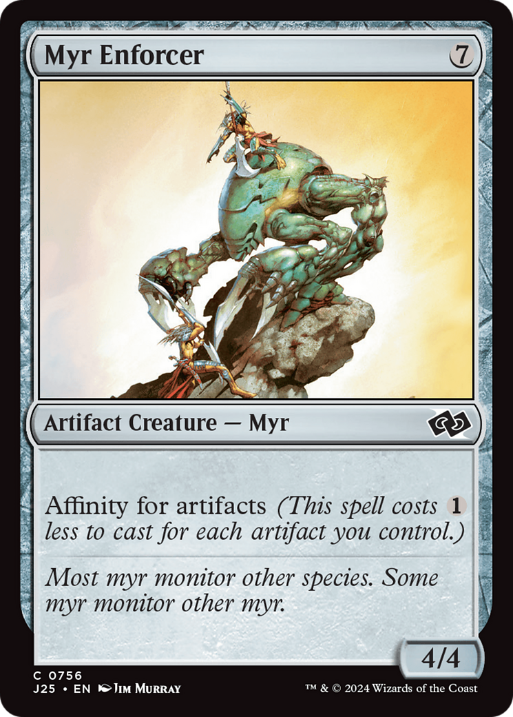 Myr Enforcer [Foundations Jumpstart] | Jomio and Rueliete's Cards and Comics