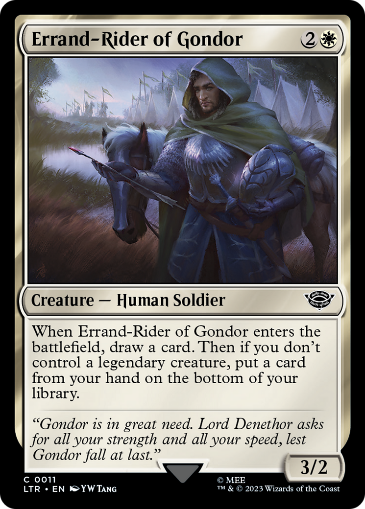 Errand-Rider of Gondor [The Lord of the Rings: Tales of Middle-Earth] | Jomio and Rueliete's Cards and Comics
