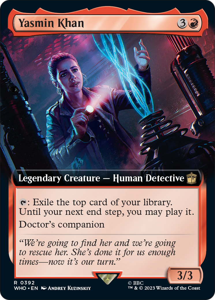 Yasmin Khan (Extended Art) [Doctor Who] | Jomio and Rueliete's Cards and Comics