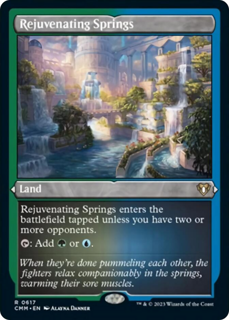 Rejuvenating Springs (Foil Etched) [Commander Masters] | Jomio and Rueliete's Cards and Comics