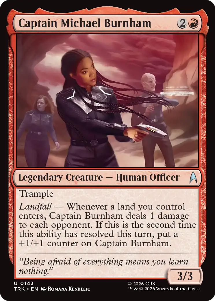 Captain Michael Burnham [Star Trek] | Jomio and Rueliete's Cards and Comics