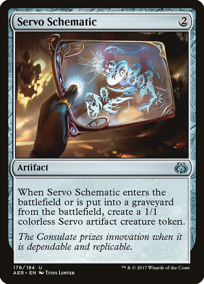 Servo Schematic [Aether Revolt] | Jomio and Rueliete's Cards and Comics