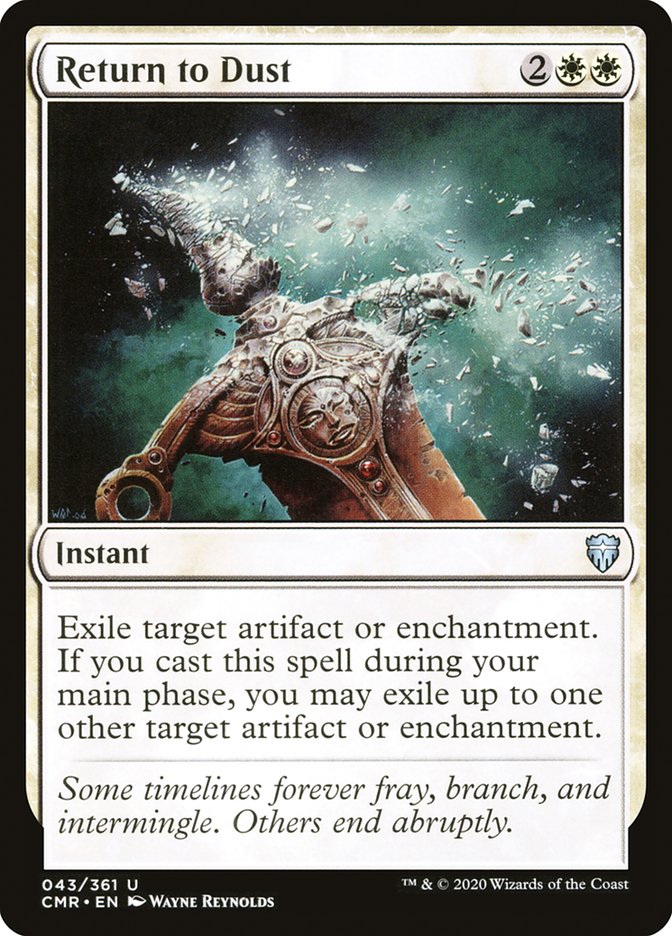 Return to Dust (43) [Commander Legends] | Jomio and Rueliete's Cards and Comics