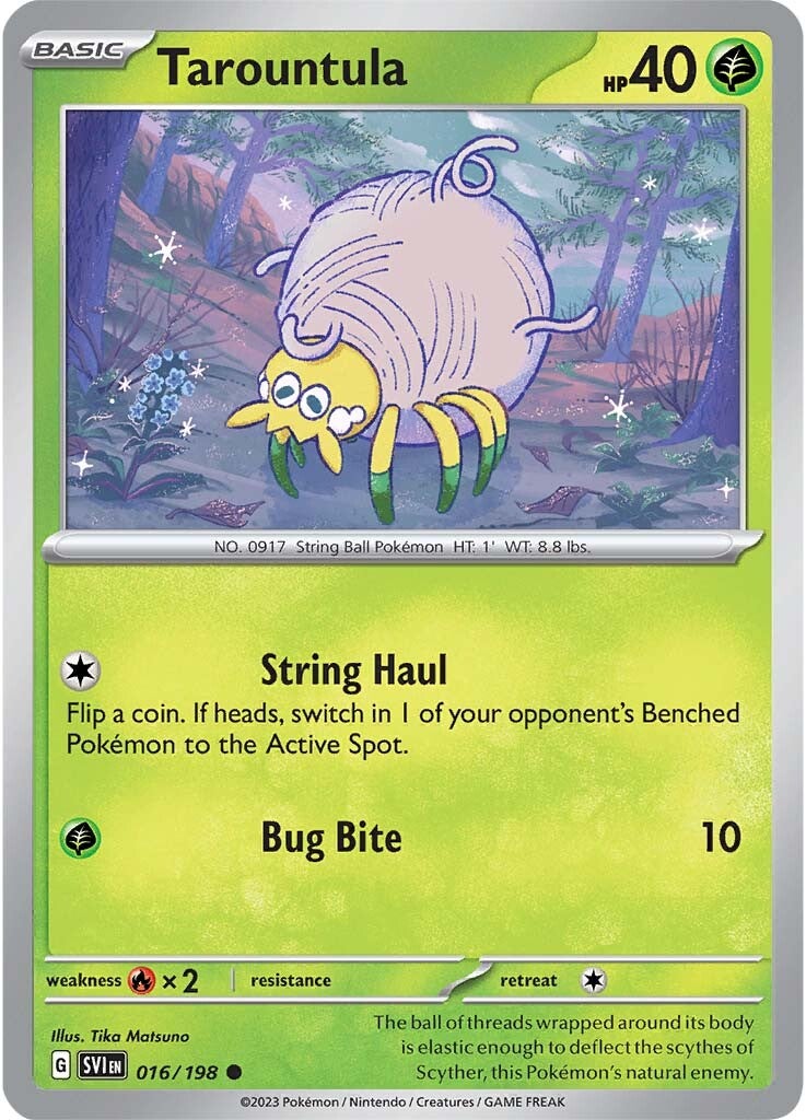 Tarountula (016/198) [Scarlet & Violet: Base Set] | Jomio and Rueliete's Cards and Comics
