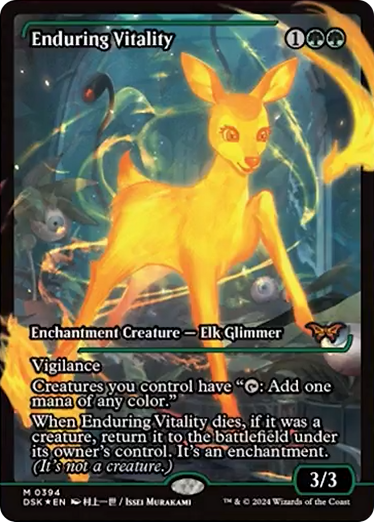 Enduring Vitality (Japan Showcase) [Duskmourn: House of Horror] | Jomio and Rueliete's Cards and Comics