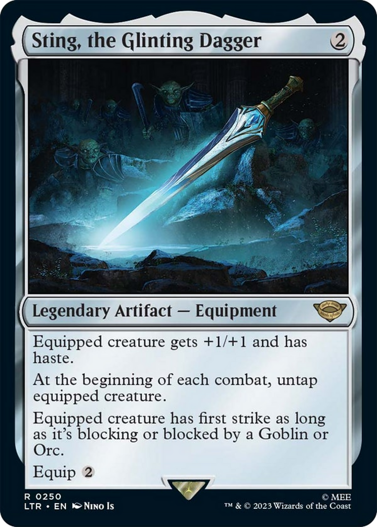 Sting, the Glinting Dagger [The Lord of the Rings: Tales of Middle-Earth] | Jomio and Rueliete's Cards and Comics