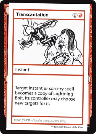 Transcantation (2021 Edition) [Mystery Booster Playtest Cards] | Jomio and Rueliete's Cards and Comics