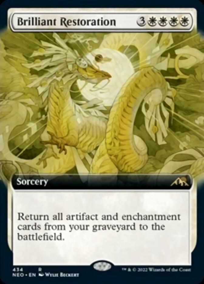 Brilliant Restoration (Extended Art) [Kamigawa: Neon Dynasty] | Jomio and Rueliete's Cards and Comics