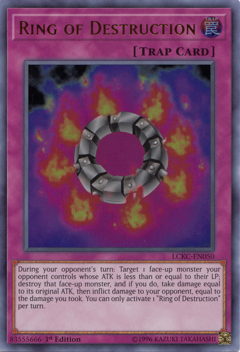 Ring of Destruction [LCKC-EN050] Ultra Rare | Jomio and Rueliete's Cards and Comics