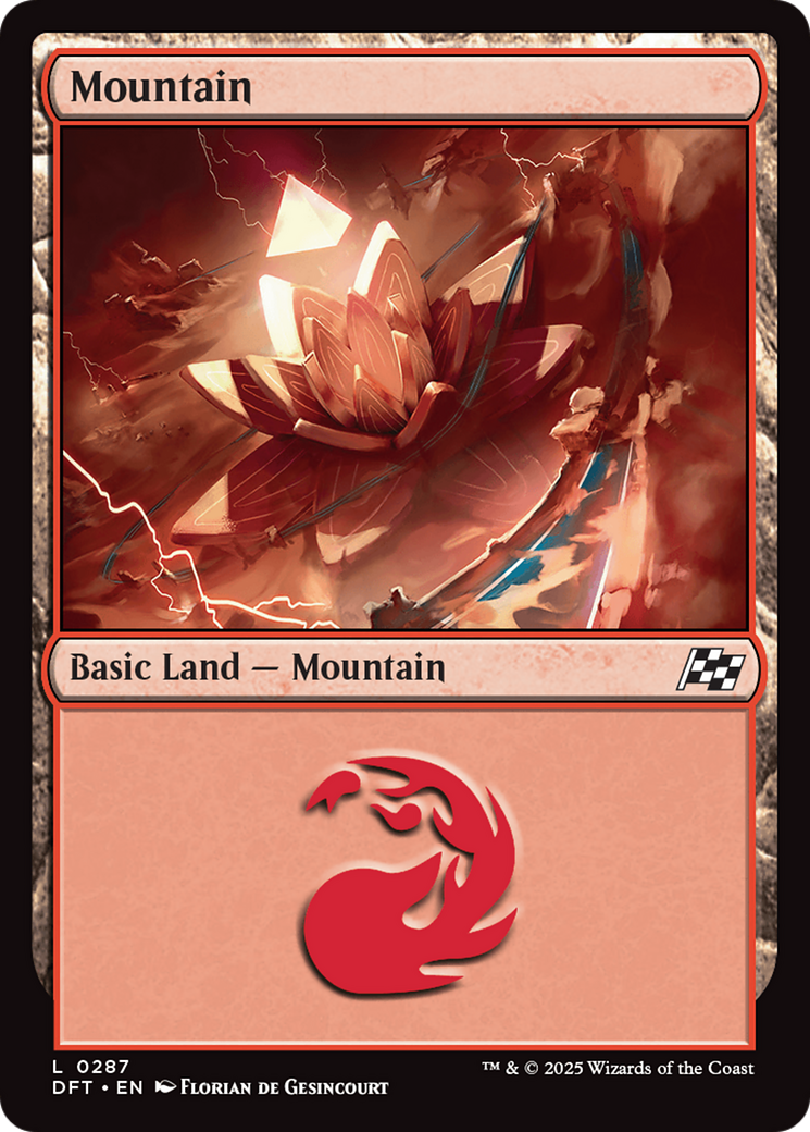 Mountain (0287) [Aetherdrift] | Jomio and Rueliete's Cards and Comics