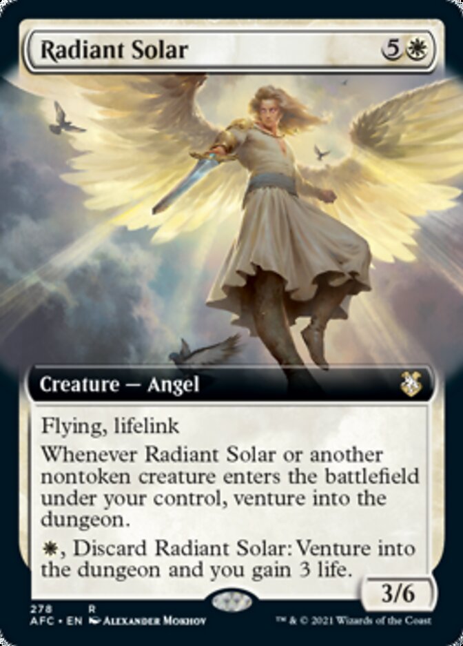 Radiant Solar (Extended Art) [Dungeons & Dragons: Adventures in the Forgotten Realms Commander] | Jomio and Rueliete's Cards and Comics