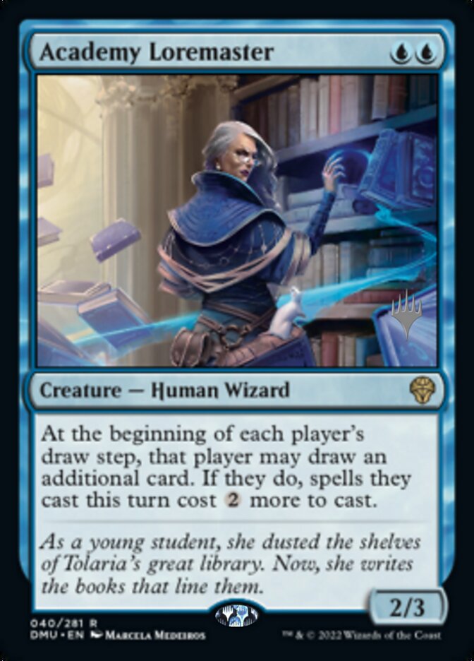 Academy Loremaster (Promo Pack) [Dominaria United Promos] | Jomio and Rueliete's Cards and Comics