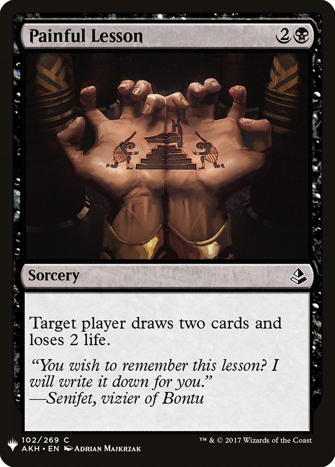 Painful Lesson [Mystery Booster] | Jomio and Rueliete's Cards and Comics