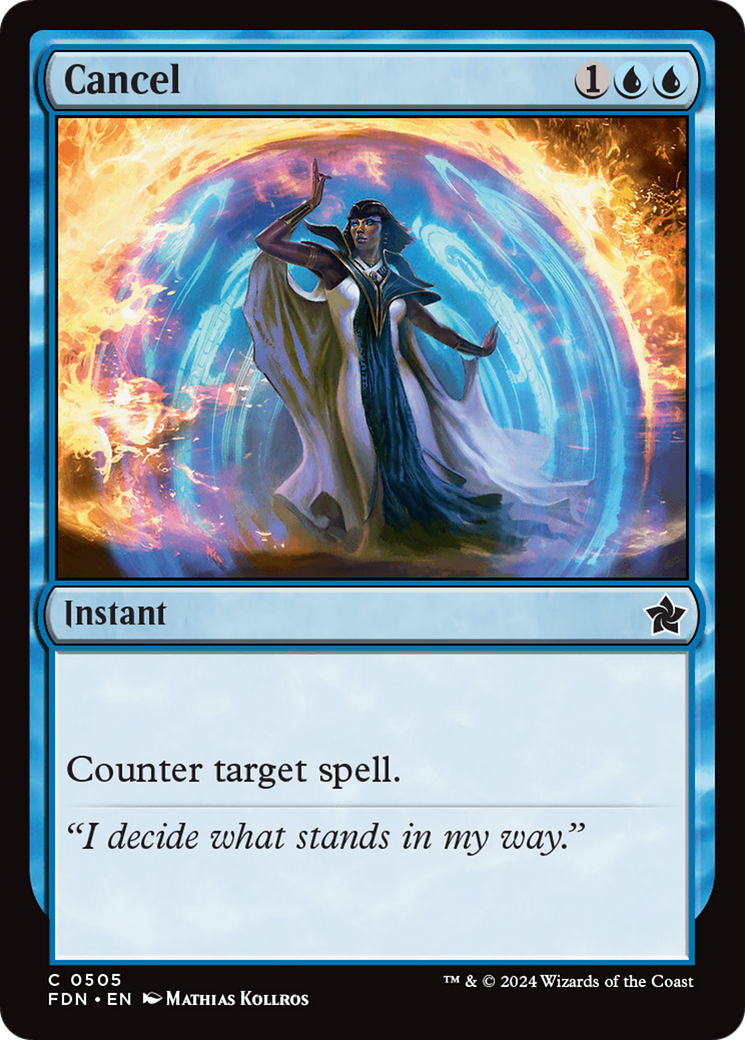 Cancel [Foundations] | Jomio and Rueliete's Cards and Comics
