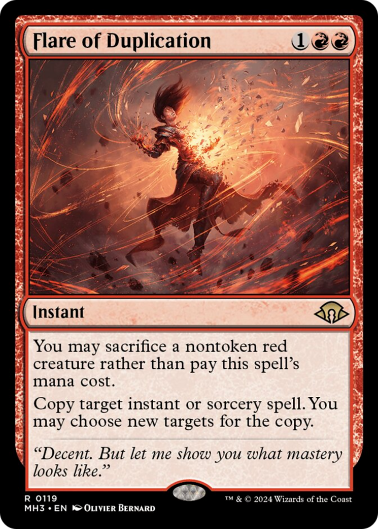 Flare of Duplication [Modern Horizons 3] | Jomio and Rueliete's Cards and Comics