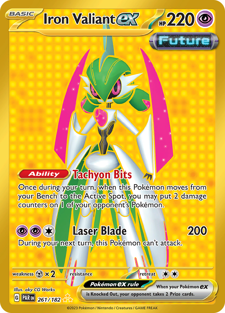 Iron Valiant ex (261/182) [Scarlet & Violet: Paradox Rift] | Jomio and Rueliete's Cards and Comics