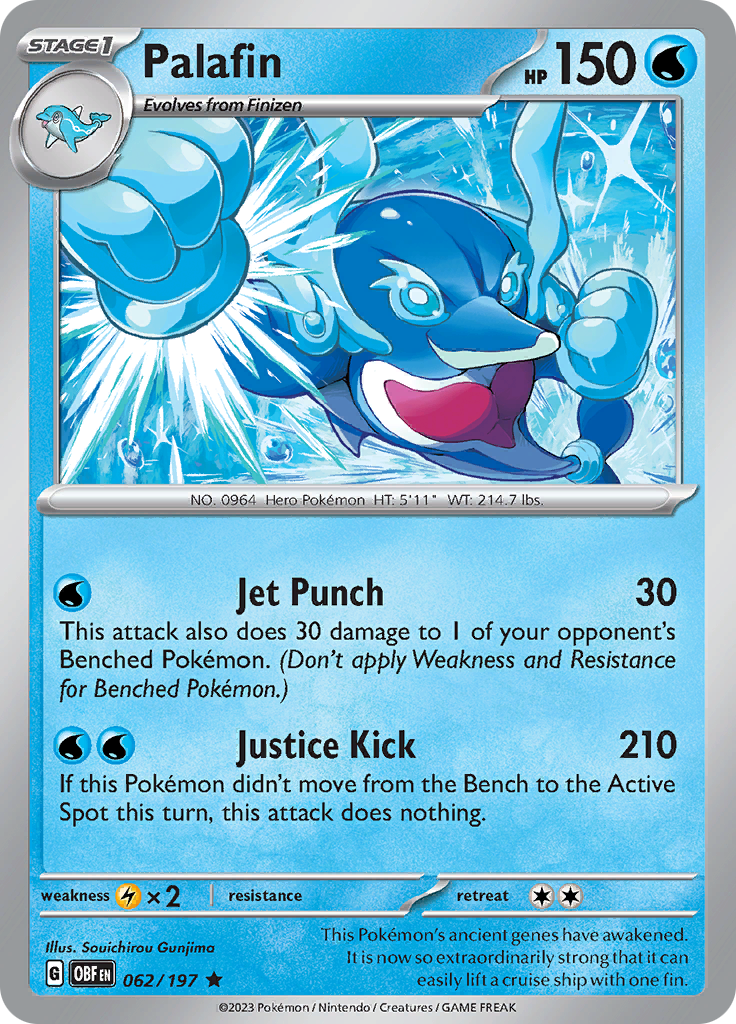 Palafin (062/197) [Scarlet & Violet: Obsidian Flames] | Jomio and Rueliete's Cards and Comics