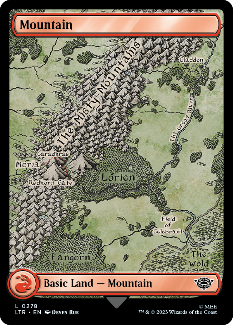 Mountain (278) [The Lord of the Rings: Tales of Middle-Earth] | Jomio and Rueliete's Cards and Comics
