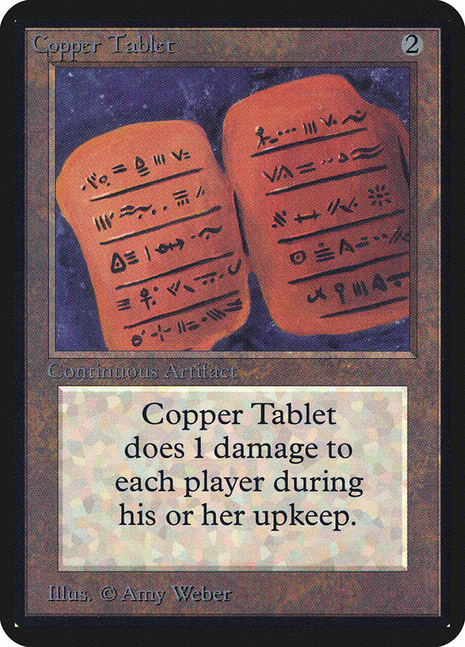Copper Tablet [Alpha Edition] | Jomio and Rueliete's Cards and Comics