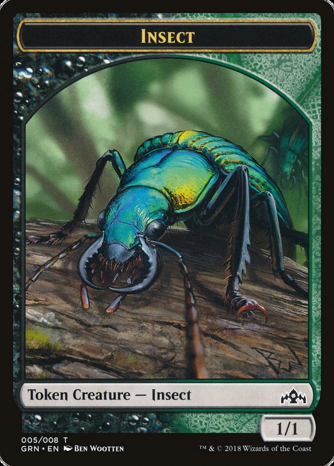 Saproling // Insect Double-Sided Token [Guilds of Ravnica Guild Kit Tokens] | Jomio and Rueliete's Cards and Comics