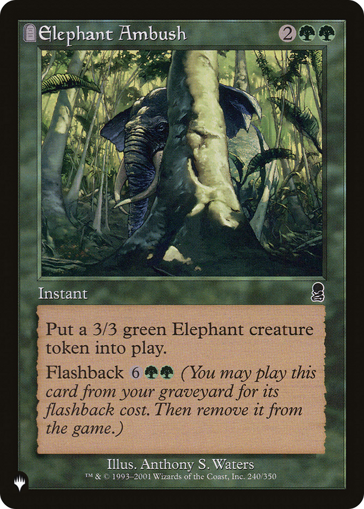 Elephant Ambush [The List] | Jomio and Rueliete's Cards and Comics