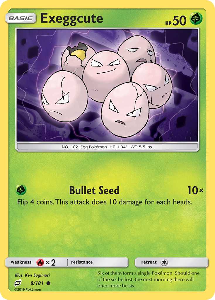 Exeggcute (8/181) [Sun & Moon: Team Up] | Jomio and Rueliete's Cards and Comics