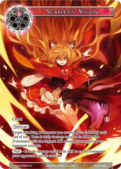 Scarlet's Vision (SOUVENIR019) [Promo Cards] | Jomio and Rueliete's Cards and Comics