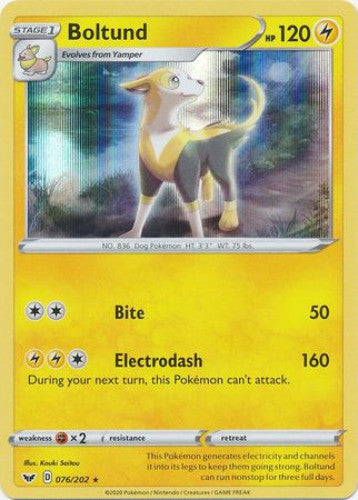 Boltund (076/202) (Cosmos Holo) [Sword & Shield: Base Set] | Jomio and Rueliete's Cards and Comics