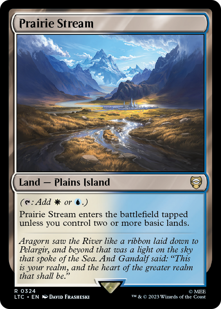 Prairie Stream [The Lord of the Rings: Tales of Middle-Earth Commander] | Jomio and Rueliete's Cards and Comics