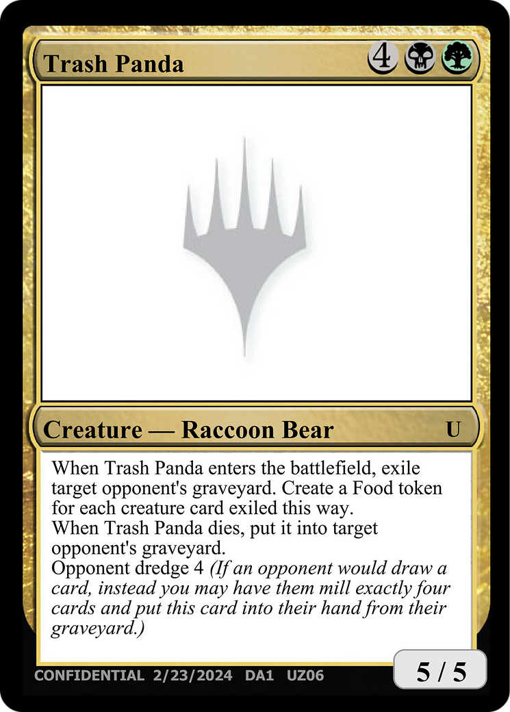 Trash Panda [Unknown Event] | Jomio and Rueliete's Cards and Comics