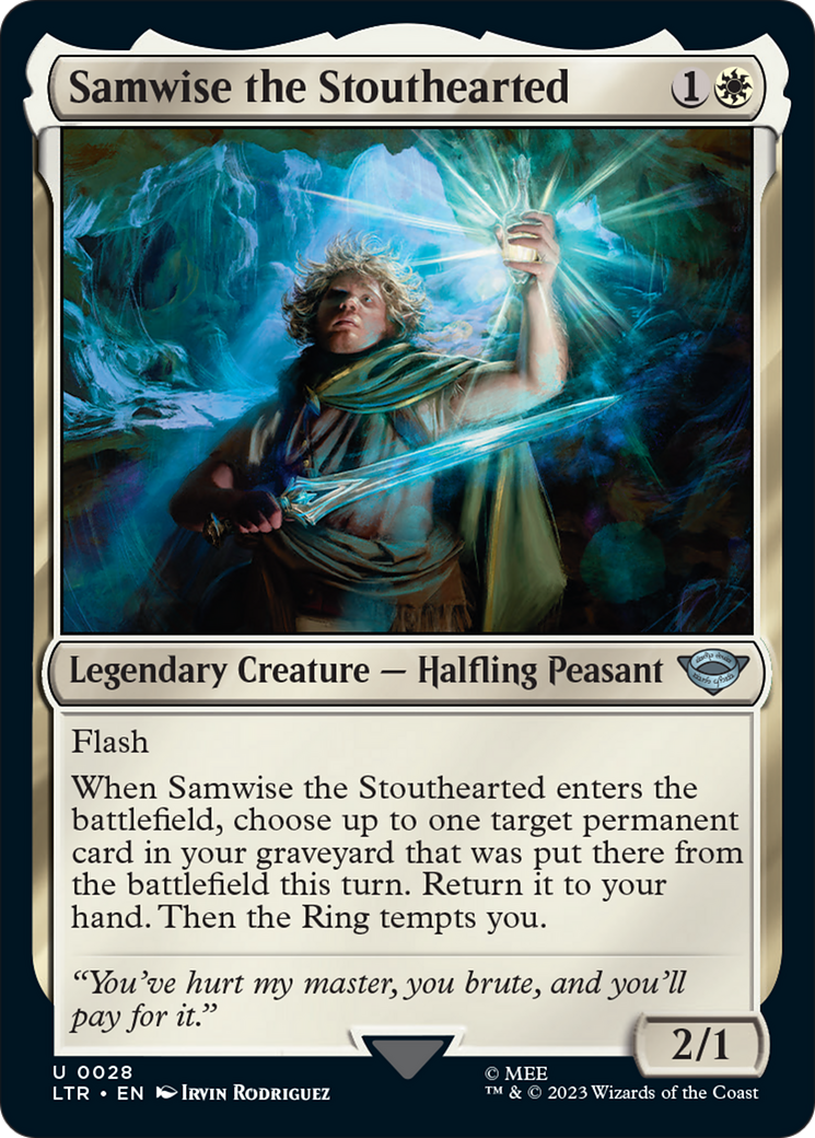 Samwise the Stouthearted [The Lord of the Rings: Tales of Middle-Earth] | Jomio and Rueliete's Cards and Comics