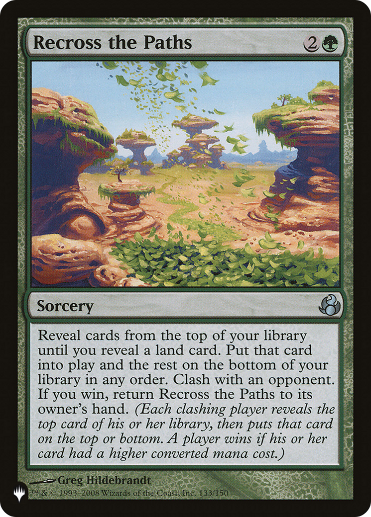 Recross the Paths [The List] | Jomio and Rueliete's Cards and Comics