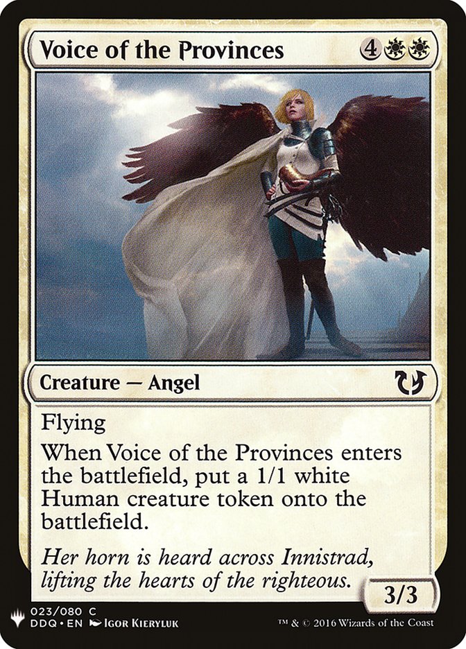Voice of the Provinces [Mystery Booster] | Jomio and Rueliete's Cards and Comics