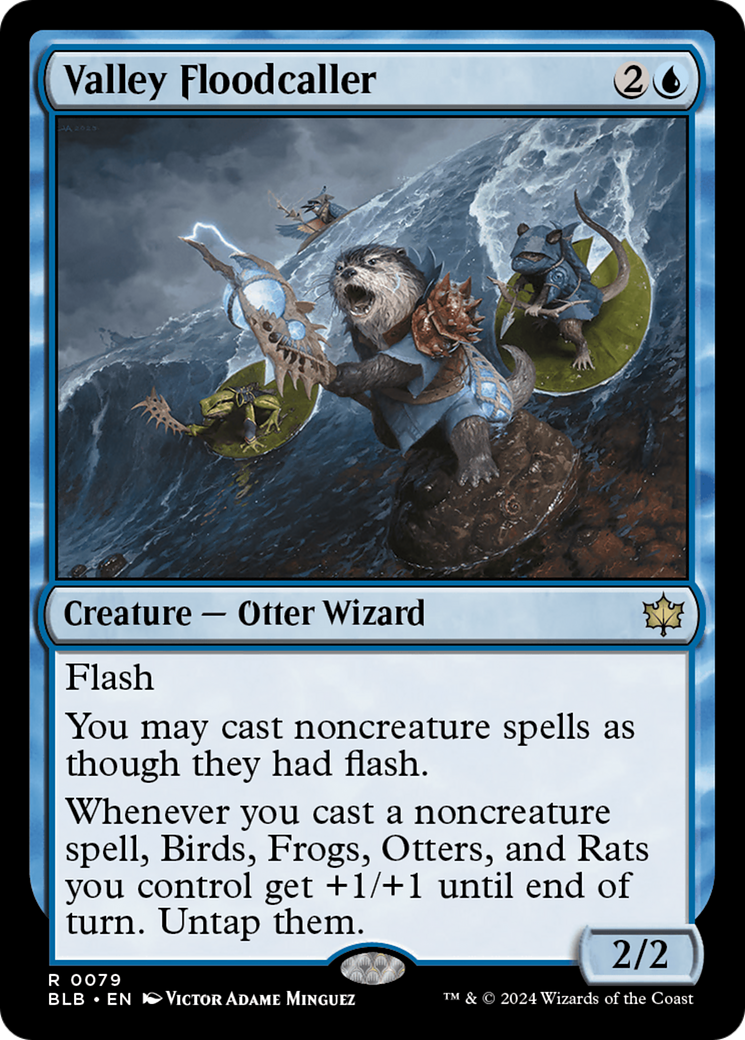 Valley Floodcaller [Bloomburrow] | Jomio and Rueliete's Cards and Comics
