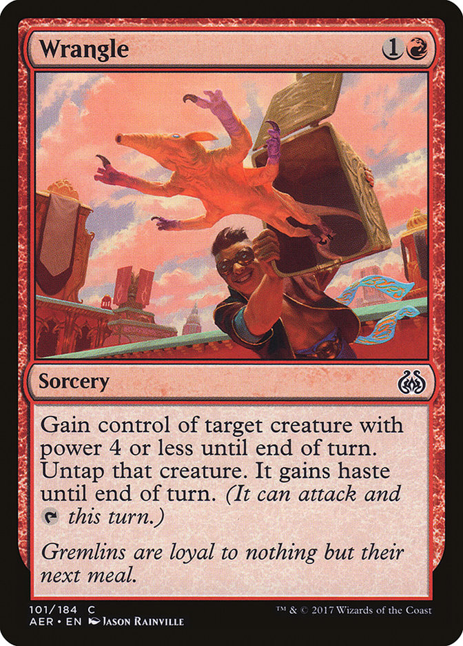 Wrangle (Intro Pack) [Aether Revolt Promos] | Jomio and Rueliete's Cards and Comics