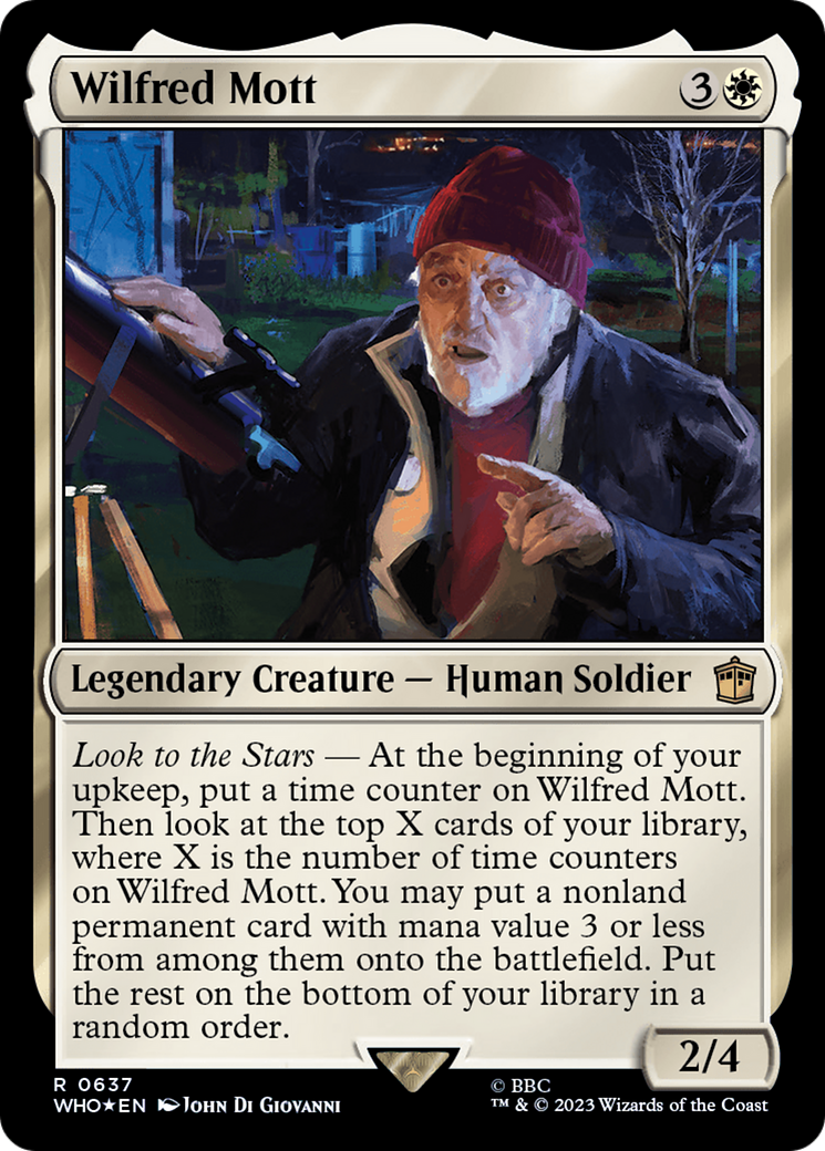 Wilfred Mott (Surge Foil) [Doctor Who] | Jomio and Rueliete's Cards and Comics