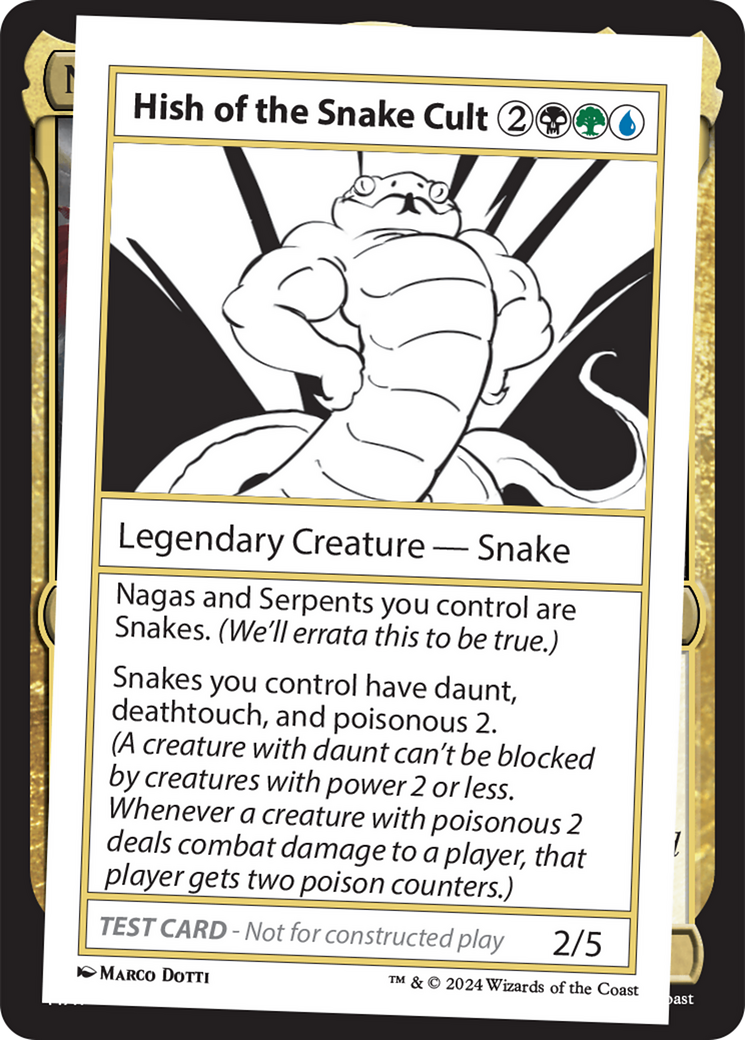 Hish of the Snake Cult [Mystery Booster 2 Playtest Cards] | Jomio and Rueliete's Cards and Comics