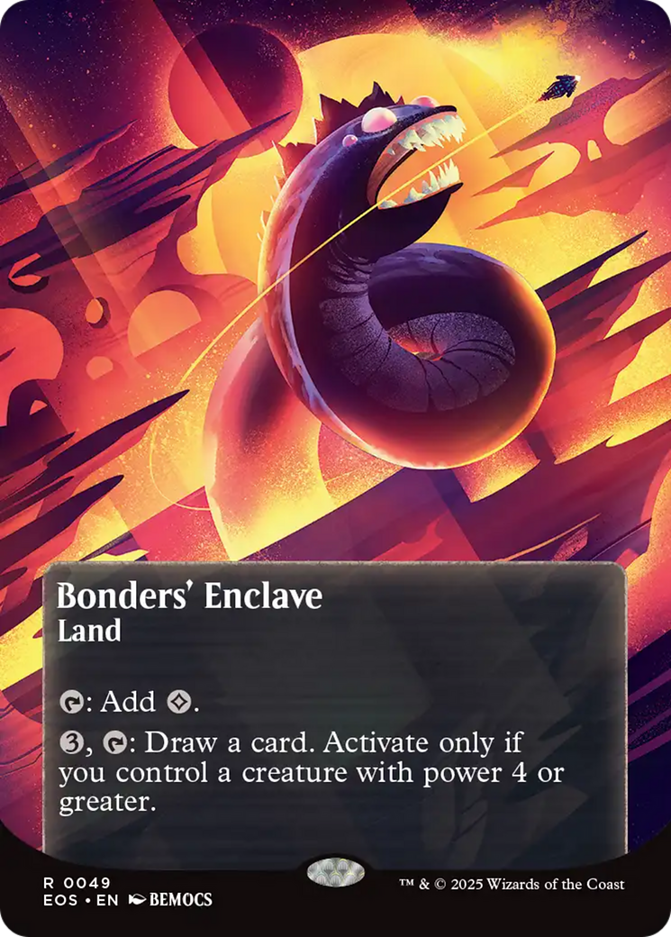 Bonders' Enclave (0049) (Borderless) [Edge of Eternities: Stellar Sights] | Jomio and Rueliete's Cards and Comics