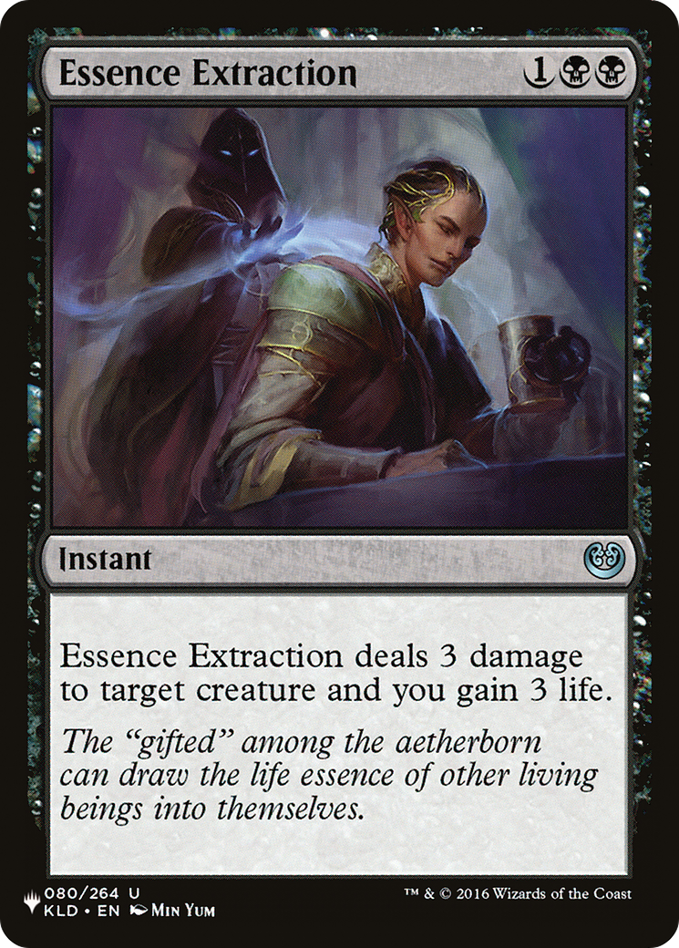 Essence Extraction [The List] | Jomio and Rueliete's Cards and Comics