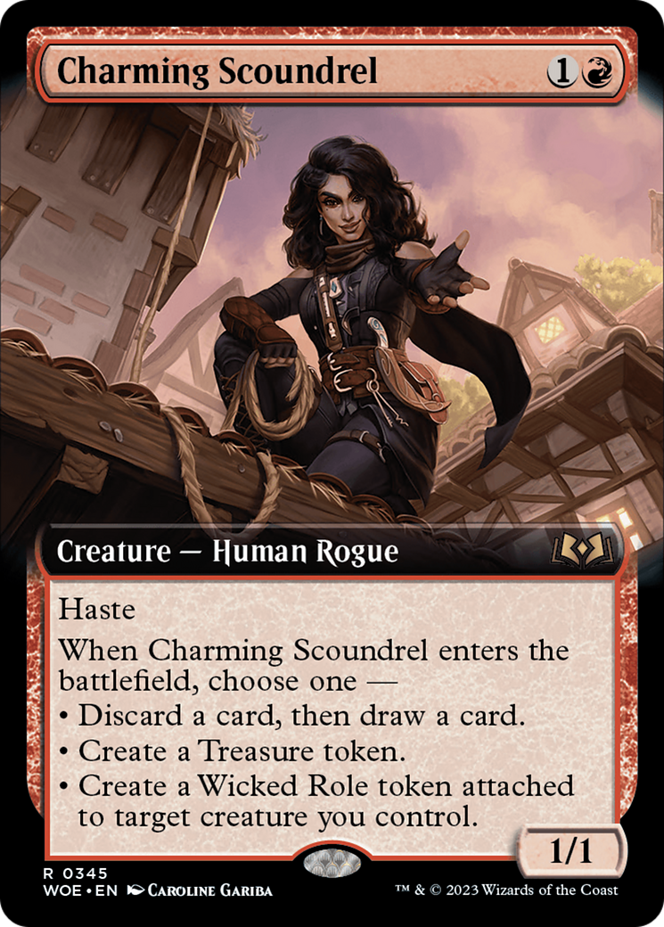 Charming Scoundrel (Extended Art) [Wilds of Eldraine] | Jomio and Rueliete's Cards and Comics