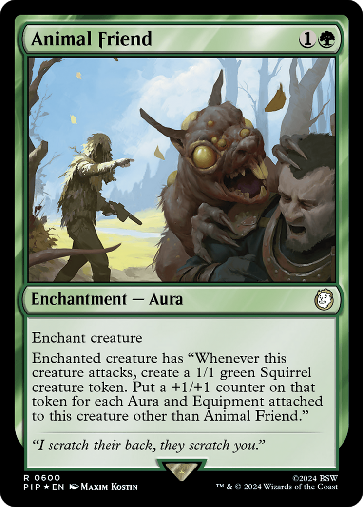 Animal Friend (Surge Foil) [Fallout] | Jomio and Rueliete's Cards and Comics