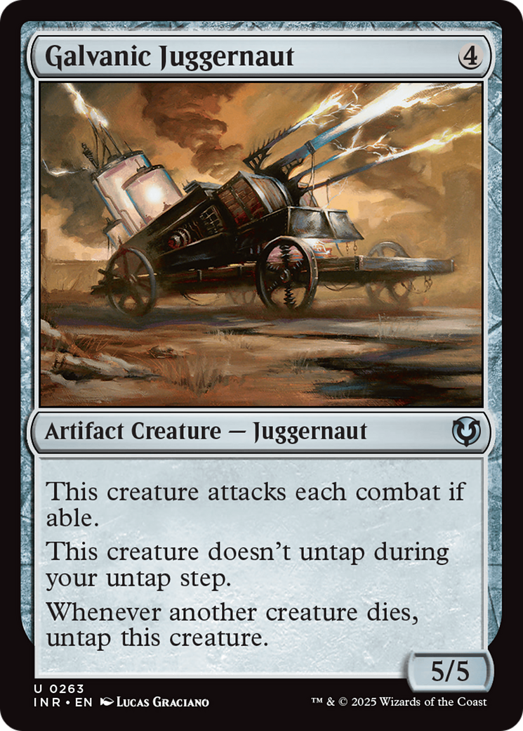 Galvanic Juggernaut [Innistrad Remastered] | Jomio and Rueliete's Cards and Comics
