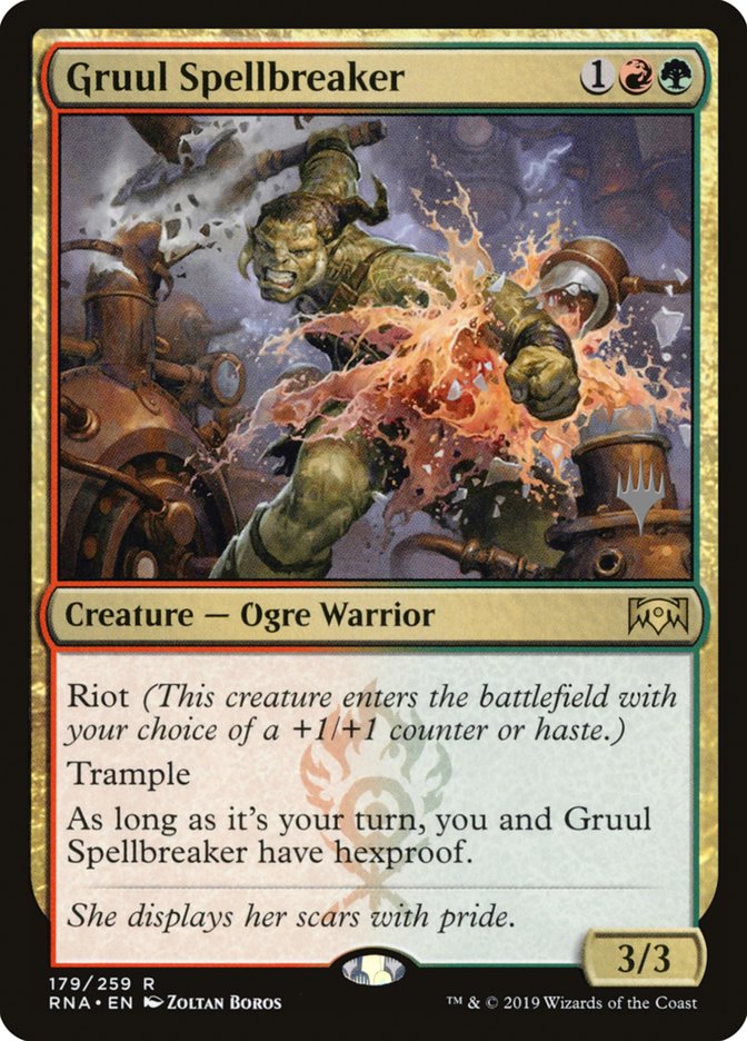 Gruul Spellbreaker (Promo Pack) [Ravnica Allegiance Promos] | Jomio and Rueliete's Cards and Comics