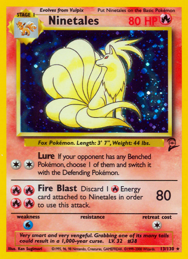 Ninetales (13/130) [Base Set 2] | Jomio and Rueliete's Cards and Comics