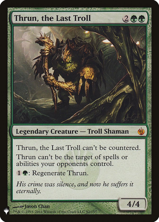 Thrun, the Last Troll [Mystery Booster] | Jomio and Rueliete's Cards and Comics
