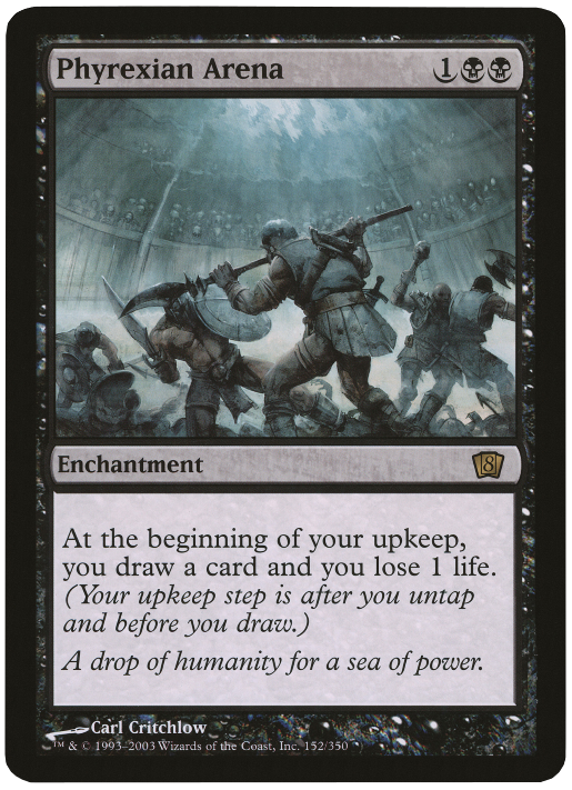 Phyrexian Arena (Oversized) [Eighth Edition Box Topper] | Jomio and Rueliete's Cards and Comics