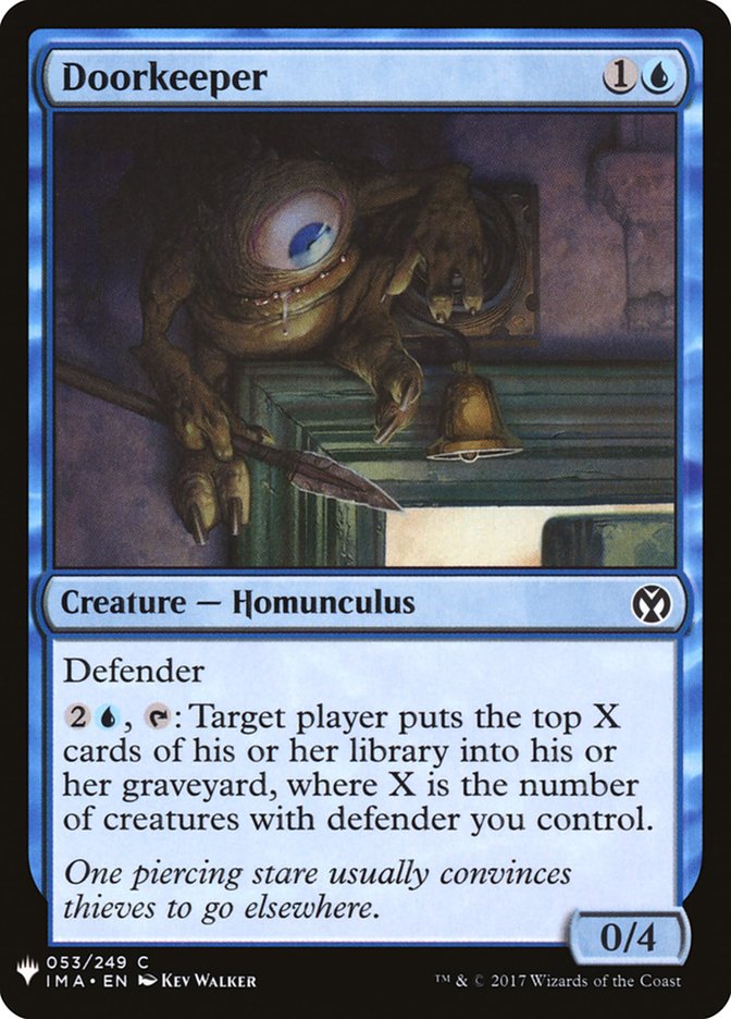 Doorkeeper [Mystery Booster] | Jomio and Rueliete's Cards and Comics