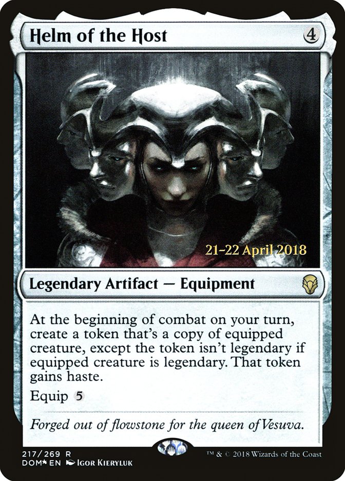 Helm of the Host [Dominaria Prerelease Promos] | Jomio and Rueliete's Cards and Comics